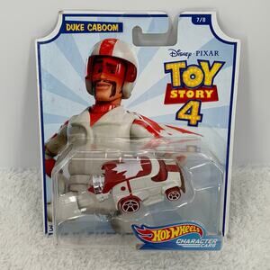 Hot Wheels Character Cars Disney Pixar Toy Story 4 Duke Caboom 7 of 8 2018